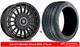 Alloy Wheels & Tyres 18 Fox WX1 For Renault Clio Sport RS Mk4 13-19