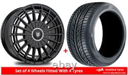 Alloy Wheels & Tyres 18 Fox WX1 For Renault Clio Sport RS Mk4 13-19