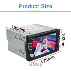 Android 9.0 2DIN 6.2 Car DVD Player GPS Navigation BT Stereo Radio Mirror Link