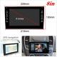 Android 9.0 Bluetooth 8 Double Din Car Stereo Radio FM MP5 Player GPS Navi Wifi