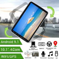Android 9.1 2Din 10.1in Rotatable Screen Car Radio Stereo Player FM WIFI BT GPS