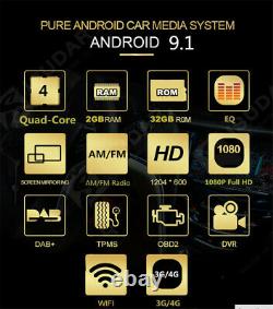 Android 9.1 2Din 9 HD Bluetooth Stereo Radio Car MP5 Player GPS Sat Nav 2+32G