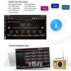 Android7.1 1080P Double 2Din Car Stereo Radio GPS WiFi 3G/4G OBD Mirror Link DVD
