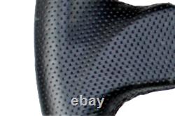 BLACK CHROME F2 350mm AFTERMARKET SPORTS STEERING WHEEL 6x70mm