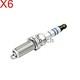 BOSCH Spark Plug 6x Fits ALFA ROMEO 159 LANCIA RENAULT SUBARU 04-20 0242140557