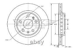 BRAKE DISC FOR RENAULT LAGUNA/III/Grandtour/Sport/Tourer/Sportour GRAND/SCÉNIC