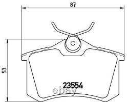 BRAKE PAD SET DISC BRAKE FOR RENAULT MEGANE/III/CC/Grandtour/Hatchback/Sport