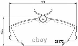 BREMBO Drilled Front BRAKE DISCS + PADS for RENAULT CLIO 2.0 16V Sport 2004-on BREMBO Drilled Front BRAKE DISCS + PADS for RENAULT CLIO 2.0 16V Sport 2004-on