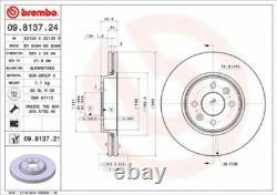 BREMBO Front Axle BRAKE DISCS + PADS for RENAULT CLIO II 2.0 16V Sport 2004-on