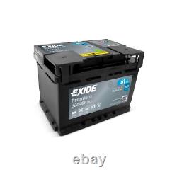 Battery For Renault Clio MK2 2.0 16V Sport Exide Premium 12V 61Ah 600CCA 075P