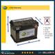 Battery fits RENAULT TWINGO KANGOO SCENIC R30 MASTER TRAFIC 1975 on Hella 075