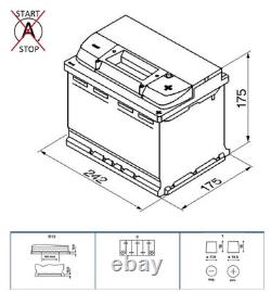 Battery fits RENAULT TWINGO KANGOO SCENIC R30 MASTER TRAFIC Bosch 075