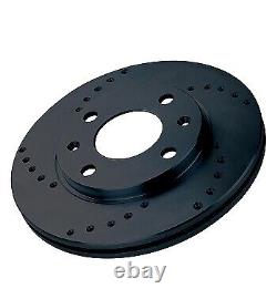 Black Diamond X-Drill Frt Disc for Renault Clio Mk2 Sport 182 2.0 16v 0405