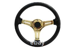 Black Gold TS Aftermarket Sports steering wheel 350mm