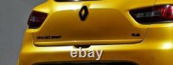 Black RS Renault Sport Metal Boot Badge Emblem /Clio /Megane /Twingo/ 908923441R