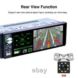 Bluetooth 4.1 Capacitive Car Radio MP5 Player AM/FM / SWC + 8LED Rear Camera