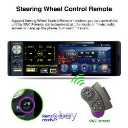 Bluetooth 4.1 Capacitive Car Radio MP5 Player AM/FM / SWC + 8LED Rear Camera