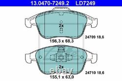 Brake Pads Set Braking Pad Front Ate 130470-72492 P New Oe Replacement