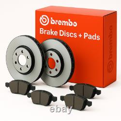 Brembo Brake Discs & Pad Front Axle Set Fits Renault Clio 2.0 16V Sport
