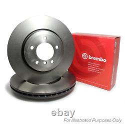Brembo Front Brake Discs Vented Drilled 280mm For Renault Clio MK2 2.0 16V Sport