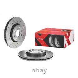 Brembo Front Brake Discs Vented Drilled 280mm For Renault Clio MK2 2.0 16V Sport