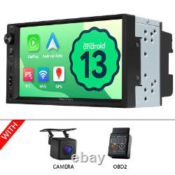 CAM+OBD+UA13 7 Double 2 DIN Android 13 2+32 Car Stereo GPS Nav Navigation Radio