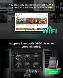 CAM+OBD+UA13 7 Double 2 DIN Android 13 2+32 Car Stereo GPS Nav Navigation Radio