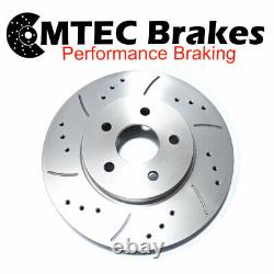 CLIO CUP SPORT 172 Drilled Grooved Brake Discs Front
