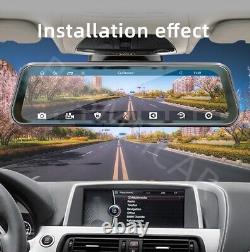 Car 9.36in Touch Screen Video Recorder Rear View Camera Mirror DVR Dash Cam BT