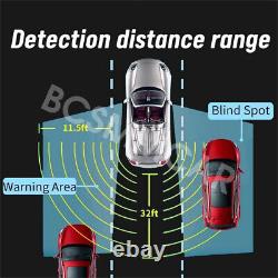 Car Blind Spot Monitoring System Change Lane Assistant Safer Microwave Sensor