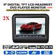 Car DVD LCD Headrest USB SD HDMI-compatible Monitor Player Games Remote Control
