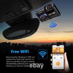 Car DVR Recorder Dash Cam Video Camera Dual Lens Night Vision WiFi GPS G-sensor