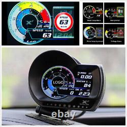 Car Dash Multi-function OBD2 Boost Gauge/Temp Gauge/Code Scanner/Shift indicator