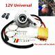 Car Electric Turbocharger Supercharger Kit Thrust Fuel Saver Air Filter Intake &