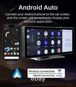 Car MP5 Player Radio Wireless CarPlay Android Auto Wired Mirror Link Portable