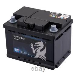 Car Starter Battery 075 60Ah 550A CCA 12V T1 Terminal LB2 Quinton Hazell QBT0753