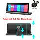Center Console Dual Lens Dash Camera Wifi DVR GPS 2+32G Recorder 8in Android 8.1