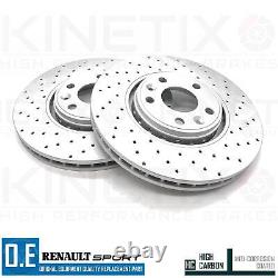 Clio Sport 1.6 Trophy Rs200 Rs220 Front Rear Drilled Brake Discs Pads Bearings