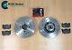 Clio Sport 2.0 172 182 Rear Brake Discs & Brembo Pads & ABS Ring Drilled Grooved