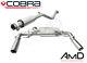 Cobra Sport Renault Clio 197 CUP Cat Back Exhaust Resonated Stainless RN04