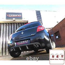 Cobra Sport Renault Clio 197 Non Resonated Cat Back 2.5 & 3 Tailpipes