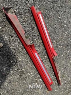 Complete pair of side skirts Renault Clio RS 197 sport Renaultsport red