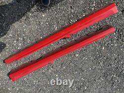 Complete pair of side skirts Renault Clio RS 197 sport Renaultsport red