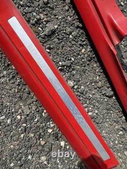 Complete pair of side skirts Renault Clio RS 197 sport Renaultsport red