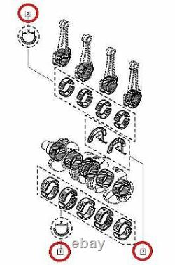 Crankshaft & Bearings & Oil Seals Renault Clio II / Megane II 2.0 16v Sport Rs