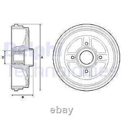 DELPHI brake drum for Renault Clio III box grand mode 432021782R