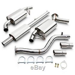 Direnza Stainless Catback Exhaust System For Renault Clio Mk3 197 Sport 06-09