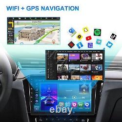 Double 2 Din Car Stereo Radio Android 13 For Apple CarPlay GPS WiFi Touch Screen