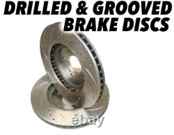 Drilled and Grooved Front Brake Discs For Renault Cilo Sport Cup 172 182 280mm