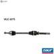 Drive Shaft Vkjc 6075 For Renault Clio/euro/iii/campus Logan Modus/grand 1.4l